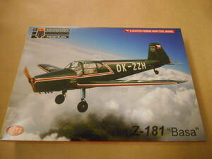 〔全国一律送料290円込〕1/72 KPモデル チェコスロバキア ズリン Z-181 バサ 民間機