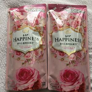 レノアハピネス 柔軟剤 つめかえ用 P&G ☆430ml☆ ×2 レノア消臭効果 洗濯用品 新品♪