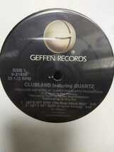 CLUBLAND Featuring QUARTZ - LET'S GET BUSY【12inch】1990' Hip House　シールド_画像2