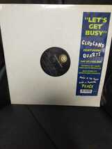 CLUBLAND Featuring QUARTZ - LET'S GET BUSY【12inch】1990' Hip House　シールド_画像1