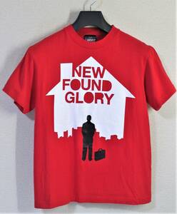 ◆NEW FOUND GLORY ニューファウンドグローリー◆パンク ロックバンド Tシャツ 赤: S