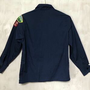 ボーイスカウト BOY SCOUTS 長袖シャツ サイズ YOUTH M 10-12 アメリカ USA古着の画像3