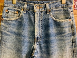 ★激鬼ヒゲ/USA製！90'sヴィンテージリーバイス.Levi's505.廃盤.テーパードデニム.Vintage.アメリカ製.W30.古着.ラギッドスタイル.501/4Y