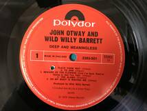 LP●John Otway&Wild Willy Barrett / Deep&Meaningless UKオリジナル盤Polydor2383 501 EP欠落_画像3