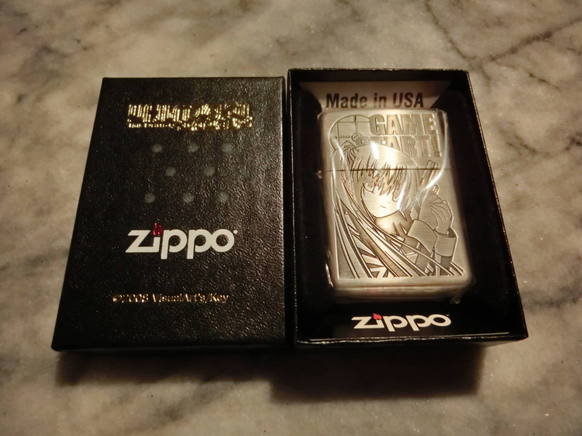 zippo LITTLE BUSTERS ECSTASY 朱鷺戸沙耶 猫 リトルバスターズ 2008年