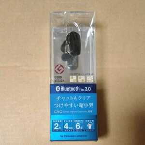 ◆ELECOM 小型Bluetoothワイヤレスヘッドセット 通話・音楽対応 Bluetooth3.0 LBT-PCHS400MBK