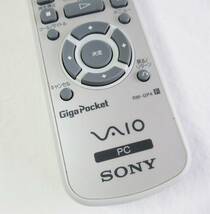 未使用 SONY　Giga Pocket　VAIO用リモコン　RM-GP4_画像2