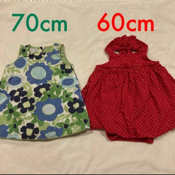 baby gap ワンピース70cm ロンパース60cm