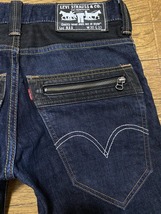 ※LEVI'S リーバイス LOT 511 SLIM ブラックパッケージ ストレッチ デニムパンツ 濃紺 3０ 　　　　　　 　　 BJBA.F_画像4