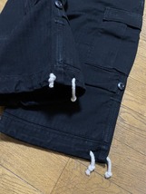 ※Winiche&Co. ウィニッチ アンド コー ヘリンボーン クロップド パンツ ブラック 日本製 1 　 　 BJBA.F_画像5