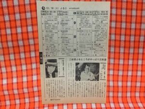 CN18707◆切抜き◇松田優作天知茂◇探偵物語・復讐のメロディー・江戸の牙・純情・魚河岸の政