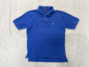 古着 3199 M(12/14)ボーイズサイズ polo ポロ ラルフローレン 半袖 シャツ 鹿の子 ジャンク 708090 ビンテージ vintage