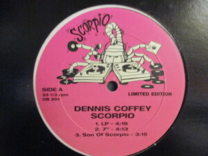 Dennis Coffey ： Scorpio 12'' // The Hector Band / The Johnny Frigo Sexted / 落札5点で送料無料