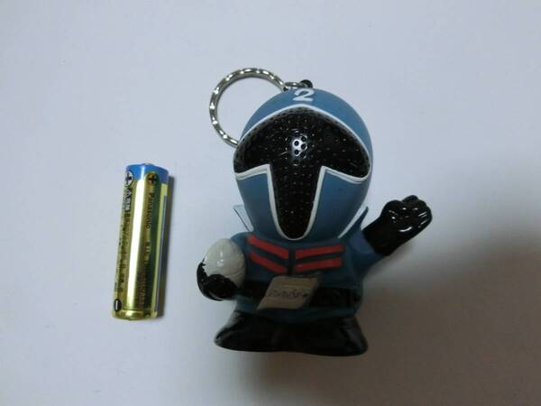 ★当時品★ 主題歌のBGMが鳴る(動作未確認) 秘密戦隊ゴレンジャー アオレンジャー キーホルダー