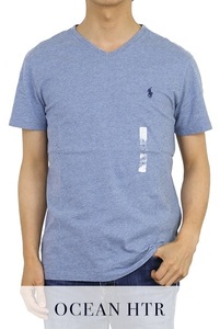 新品 アウトレット 3069 Mサイズ Vネック Tシャツ ロゴ polo ralph lauren ポロ ラルフ ローレン ポニー OCEAN