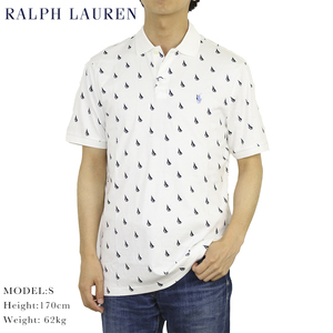 新品 アウトレット 3312 Lサイズ 半袖 シャツ polo ralph lauren ポロ ラルフ ローレン ソフトタッチジャージー 総柄プリント