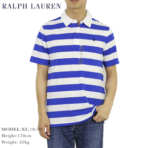 新品 アウトレット 3327 XL(18-20)サイズ 半袖 シャツ polo ralph lauren ポロ ラルフ ローレン ボーダー 