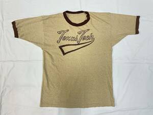 古着 3096 Tシャツ ビンテージ オリジナル vintage 70 80 90 old オールド USA カレッジ ロゴ キャラ リンガー トリム