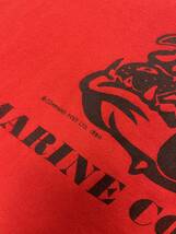 古着 3058 Mサイズ Tシャツ ビンテージ オリジナル vintage 70 80 90 old オールド USA カレッジ ロゴ キャラ マリーン NAVY_画像3