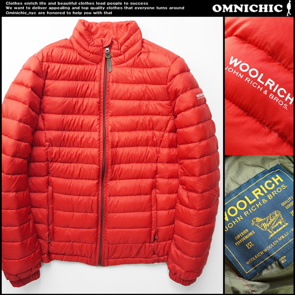 ■新品税込5.2万【WOOLRICH】EUROモデル/ウールリッチ/インナーダウンとしても使えるSUNDANCEライトウェイトダウンジャケットM/日本S~M