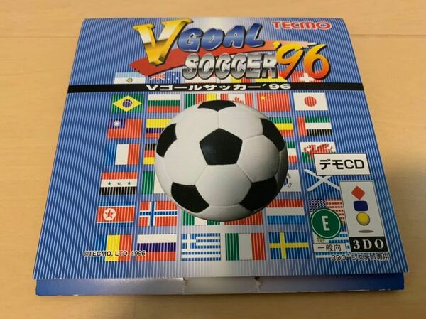 3DO体験版ソフト V GOAL SOCCER'96 デモCD ブイ ゴール サッカー96 非売品 3DO REAL Panasonic 送料込み DEMO DISC SOFT TECMO テクモ