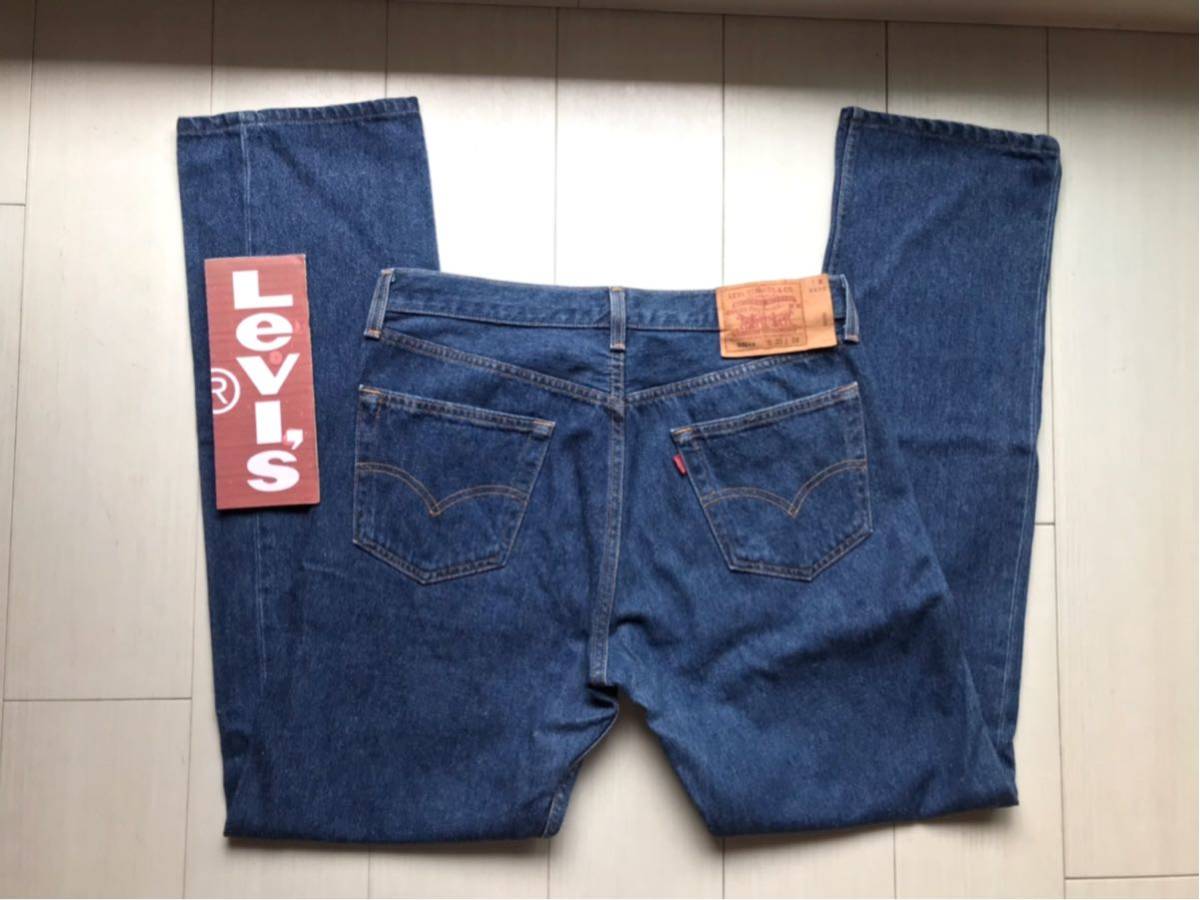 W35 Levi's リーバイス501 濃紺 米国製 90年代 ボタンフライストレート テキサスエルパソ工場 刻印524 MADEinUSA アメリカ製 廃盤