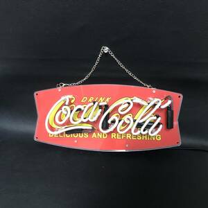 ♪♪送料無料　コカコーラ　ネオンサイン　34ｃｍ　★Coca-Cola★　ガレージ　インテリア　贈り物　アメリカン　店舗　装飾　♪♪