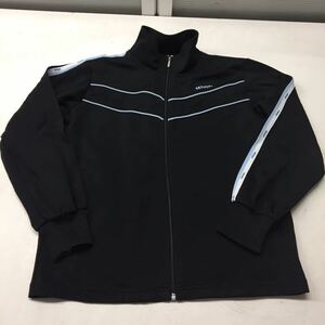  free shipping *kaepa Kei pa* jersey jacket * lady's L size * black black #30629sjk