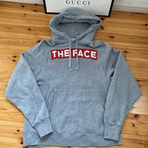 GUCCI☆グッチ☆2020FWコレクションモデル!! THE FACEプリントコットンスウェットパーカー!!レアモデル!!美品_画像6