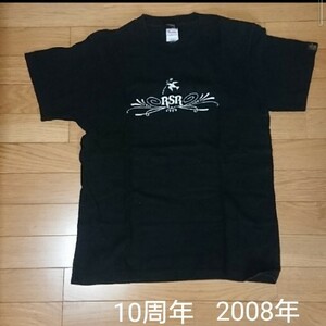 RSR ライジングサンロックフェスティバル Tシャツ 2008 10周年