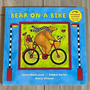 セール 新品英語絵本 bear on a bike 音声付き