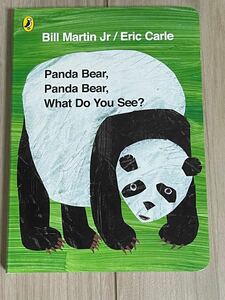 新品英語絵本　Panda bear what do you see
