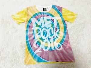 メンズMサイズ：メトロック【MET ROCK 2016】東京★大阪/半袖Tシャツ：MIX