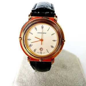 DANIEL MINK ダニエルミンク SWISS MADE ゴールドカラー 特殊時計 スイス製ウォッチ クォーツタイプ メンズ腕時計 k125