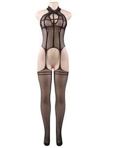 3248 XL size body stockings zentai suit sexy Ran Jerry underwear black 