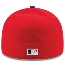 USA正規品 「7.5/8」 新品 Newera ニューエラ MLB 公式 オーセンティック 59FIFTY フィラデルフィア PHILLIS フィリーズ 赤 Game メジャー_画像4