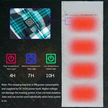 フランネル加熱 寝袋ライナーサーモ超軽量キャンプ旅行冬寝袋ライナー綿、特殊な加熱プレート_画像2