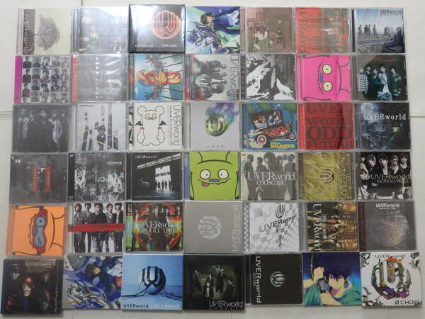 【送料無料！！】即決●UVERworld●ウーバーワールド●初回限定DVD付多数アルバム＆シングルCD42枚セット