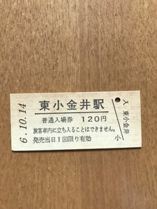 JR東日本 中央本線 東小金井駅（平成6年）