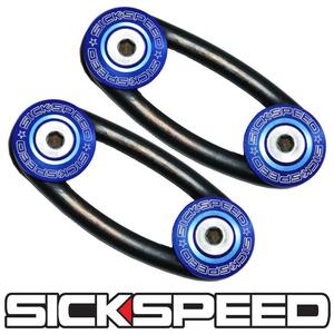 SICKSPEED バンパー クイックリリース ブルー 青 USDM JDM クイックファスナー シックスピード 脱着 汎用 バンパークイックリリース