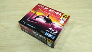 ☆未開封品　TDK BD-RE 25GB ブルーレイディスク　10枚入　BEV25PWA10A くり返しに強い高信頼性ディスク