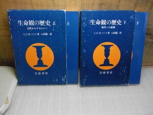 生命観の歴史 上下巻2冊セット 古代からデカルトへ・現代への展開　C.U.M.スミス　岩浪書店　1981年初版　両巻とも中に値札剥がし跡有り　