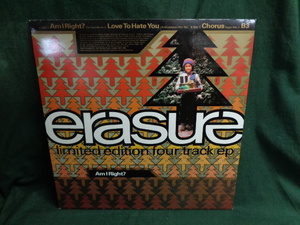 ERASURE/AM I RIGHT? LIMITED EDITION FOUR TRACK EP●12inch