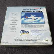 Gemini Jets ジェミニジェッツ ブリティッシュ航空 B777-200 1/400 未開封保管品_画像9