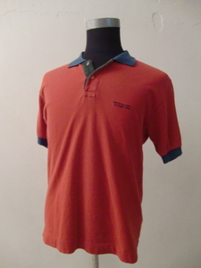 送料無料 80's~90's イタリア製 VINTAGE BENETTON ベネトン ポロシャツ カットソー 半袖 シャツ 赤×緑×青 マルチ クレイジー レア カラー