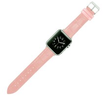 40mm★薄いピンク★apple watch バンド本革 ビジネススタイル アップルウォッチバンドapple watch series6世代/apple watch SE/5 レザー製_画像2