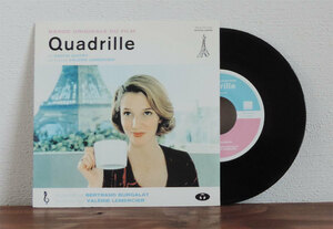 Bertrand Burgalat / Quadrille 7inc フランス フレンチ Tricatel ギターポップ ダンス