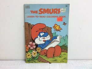 クリックポスト可! 【 値下げ 】スマーフ ヴィンテージ いろぬり SMURF VINTAGE PICTURE COLORING BOOK 塗り絵 塗絵 VG-1