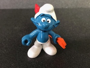 訳あり 【 スマーフ PVC フィギュア 】 SMURF ヴィンテージ ARCHERY 矢 / SCHLEICH シュライヒ SMURF PVC FIGURE V19-WA