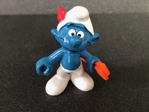 訳あり 【 スマーフ PVC フィギュア 】 SMURF ヴィンテージ ARCHERY 矢 / SCHLEICH シュライヒ SMURF PVC FIGURE V19-WA_画像1